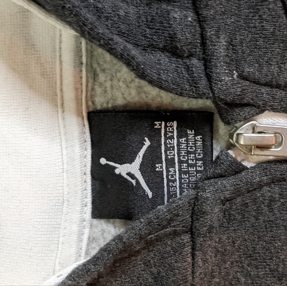 Jordan kids hoodie Dark grey Medium 10-12years - Picture 5 of 7